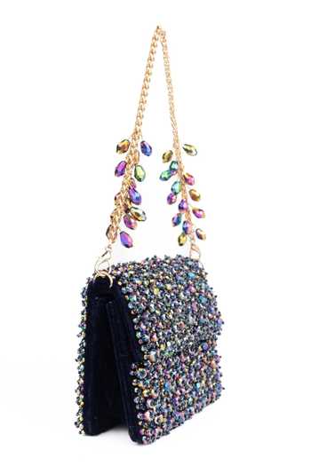 Buy_House Of Kosha_Gold Crystals Kiyara Metallic Embellished Mini Bag _Online_at_Aza_Fashions