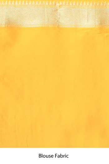 Vishwa By Pinki Sinha_Yellow Silk Zari Woven Saree With Running Blouse _at_Aza_Fashions
