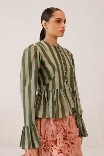 Cord_Multi Color Round Neck Jae Printed Top _Online_at_Aza_Fashions