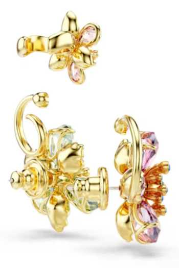 ESME_Multi Color Crystals Mirage Mismatched Earcuffs - Set Of 3 _Online_at_Aza_Fashions