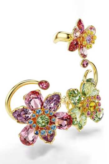 Buy_ESME_Multi Color Crystals Mirage Mismatched Earcuffs - Set Of 3 _Online_at_Aza_Fashions