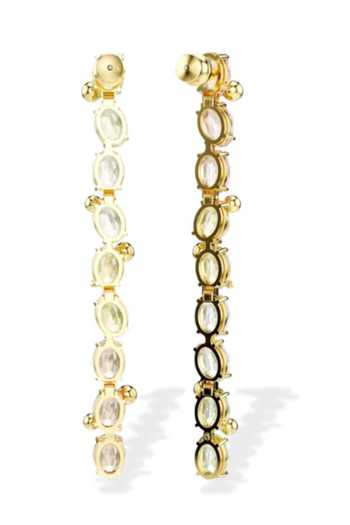 ESME_Multi Color Crystals Spectrum Fall Earrings _Online_at_Aza_Fashions