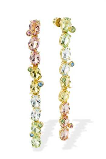 Shop_ESME_Multi Color Crystals Spectrum Fall Earrings _at_Aza_Fashions