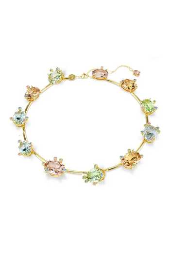 Shop_ESME_Multi Color Crystals Chroma Embellished Necklace _at_Aza_Fashions
