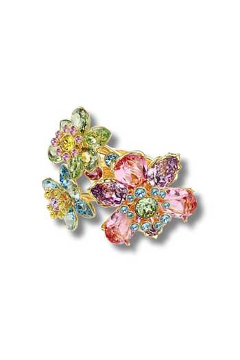 Shop_ESME_Multi Color Crystals, Gemstones Prism Garden Ring _at_Aza_Fashions