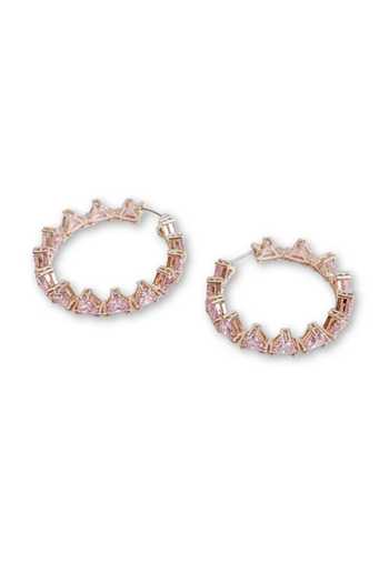 Shop_ESME_Pink Crystals Prism Edge Hoops _at_Aza_Fashions