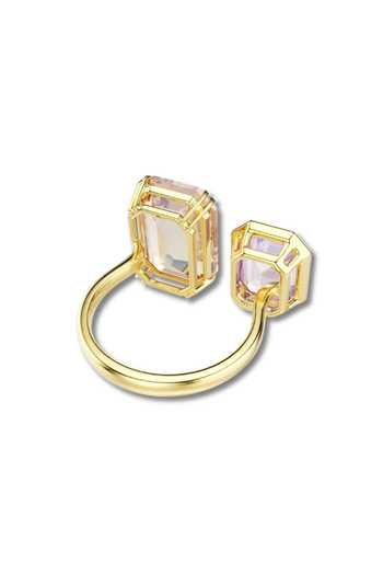 Shop_ESME_Gold Plated Crystals Studded Ring _at_Aza_Fashions