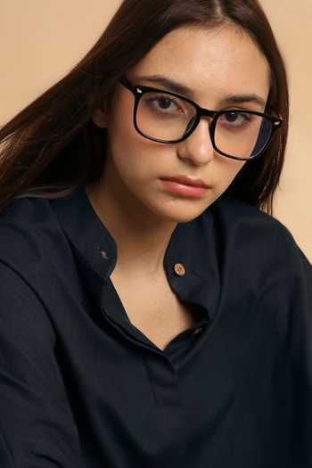Buy_MATI_Charcoal Cotton Mandarin Collar Oversized Ret Shirt And Striped Shorts Set _Online_at_Aza_Fashions