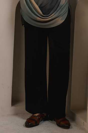 Jatin Malik_Grey Silk, Crepe Eclipse Print Kurta Set _Online_at_Aza_Fashions