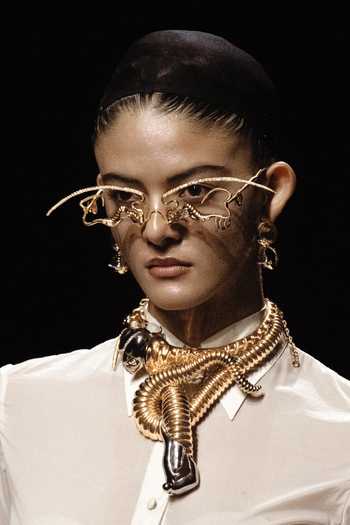 Buy_Outhouse_Gold Plated Pearls, Crystals Seanymph Spiral Sculpted Necklace _at_Aza_Fashions