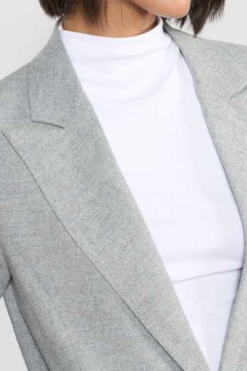 Shop_Perona_Grey Viscose, Polyester, Wool, Polyamide Raya Blend Blazer _Online_at_Aza_Fashions
