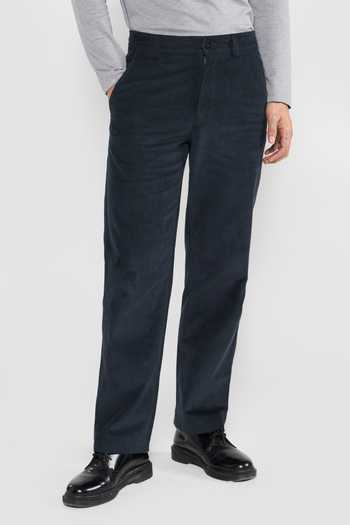 Shop_Perona_Grey Cotton Carson Organic Pant _at_Aza_Fashions