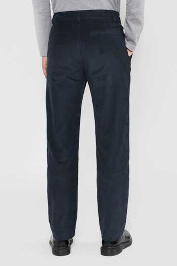 Shop_Perona_Grey Cotton Carson Organic Pant _Online_at_Aza_Fashions