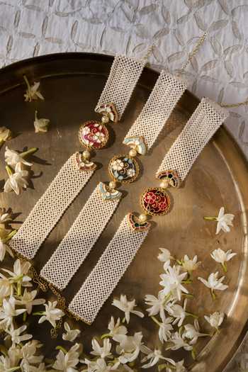 Shop_Manner_Pink Meher Pearl Gulaabi Choker _at_Aza_Fashions