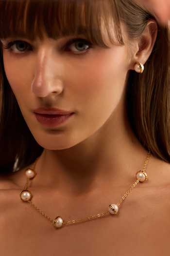 Anaash_White Pearls Aura Embellished Necklace _Online_at_Aza_Fashions