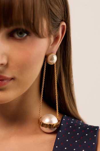 Buy_Anaash_White Pearls Empress Embellished Drops _at_Aza_Fashions