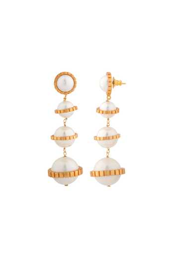 Shop_Anaash_White Pearls Reign Embellished Drops _at_Aza_Fashions