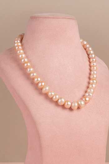 Shop_Anaash_Peach Pearls String Necklace _at_Aza_Fashions