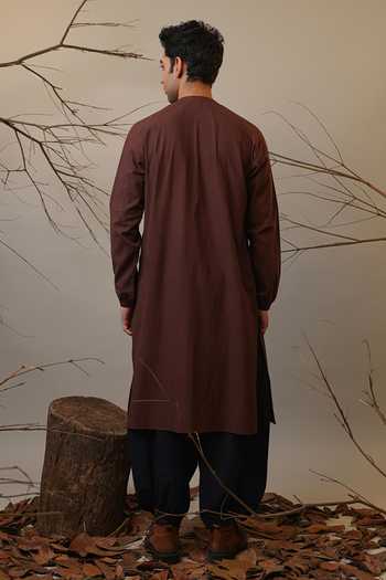 Shop_MATI_Blue Cotton Roots Baggy Pant _at_Aza_Fashions