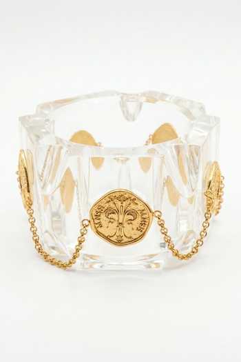Shop_Mnsh_Gold Plated Chains Shakti Resin Bangle - Single Pc _at_Aza_Fashions