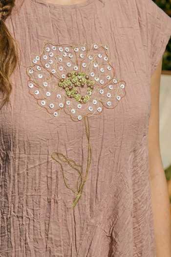 House Of Fett_Purple High Neck, Yes Embroidered Asymmetric Kurta And Palazzo Set _Online_at_Aza_Fashions