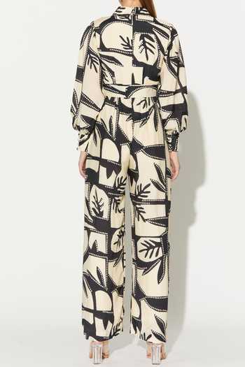 Buy_Koai_Black Abstract Print Jumpsuit 