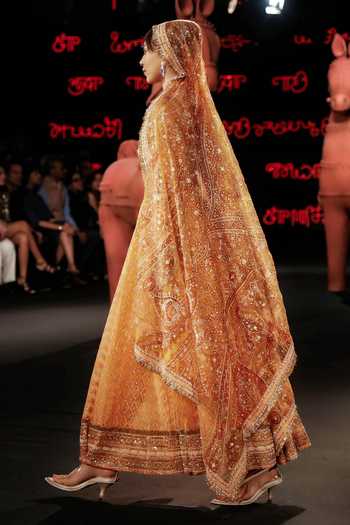 Shop_RI.Ritu Kumar_Yellow Polyester, Lycra, Silk Scoop Kashish Embroidered Anarkali Set _at_Aza_Fashions