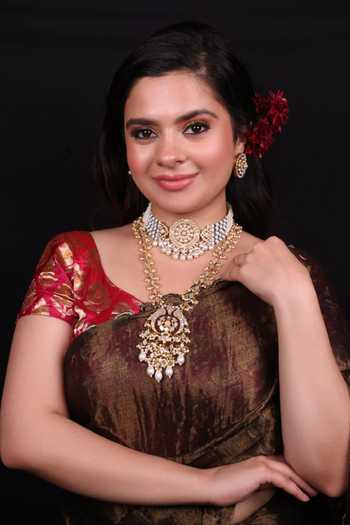 Shop_Moh-Maya By Disha Khatri_White Mother Of Pearl Long Necklace _at_Aza_Fashions