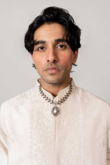 Buy_Wabi Sabi By Anshum-Ritesh_Pink Chanderi Embroidery Blush Vine Dori Bundi Kurta Set 