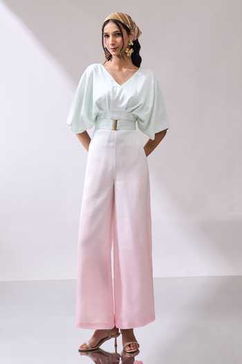 Buy_Naintara Bajaj_Blush A Dream In Ombre Pastel Jumpsuit With Belt _Online
