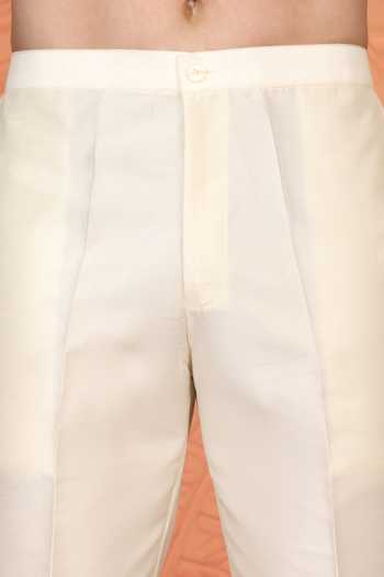 Shop_Aham-Vayam_Pink Cotton Embroidered Kurta And Pant Set 