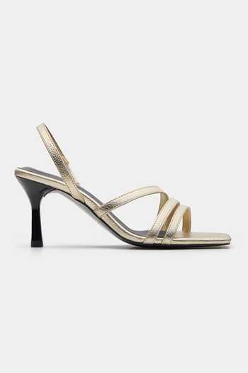 Buy_Oroh_Gold Derby Strappy Stiletto Heels _Online_at_Aza_Fashions