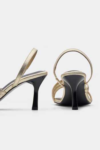 Shop_Oroh_Gold Derby Strappy Stiletto Heels _Online_at_Aza_Fashions