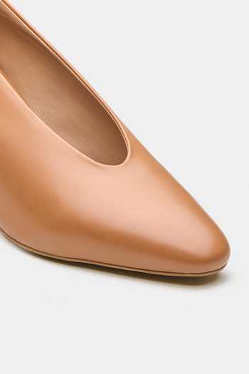 Oroh_Brown Elara Pointed Pump Heels _at_Aza_Fashions