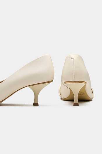 Shop_Oroh_White Huddersfield Pearl Brooch Kitten Heels _Online_at_Aza_Fashions