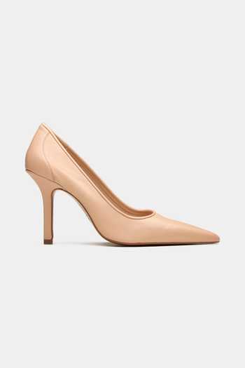 Oroh_Beige Andro Razor Sharp Pointed Pump Heels _Online_at_Aza_Fashions
