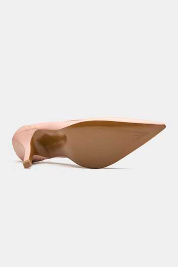 Oroh_Pink Andro Razor Sharp Pointed Pump Heels _Online_at_Aza_Fashions