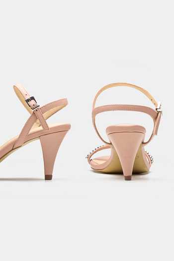 Shop_Oroh_Pink Thebe Rhinestone Embellished Tapered Heels _Online_at_Aza_Fashions