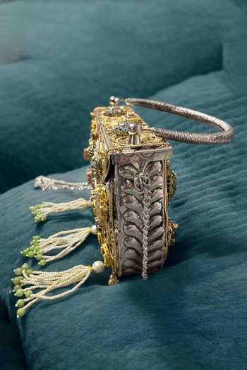 Buy_Amaara Jewels_Gold Gem Case Ratankosh Bag _Online_at_Aza_Fashions
