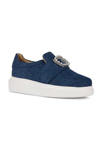 Buy_Anaar_Blue Denim Duchess Classic Sneakers _Online_at_Aza_Fashions