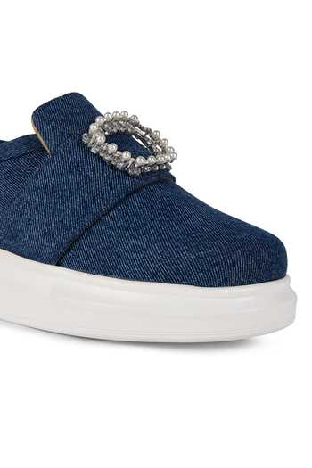 Shop_Anaar_Blue Denim Duchess Classic Sneakers _Online_at_Aza_Fashions