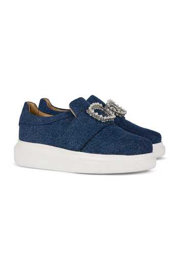 Buy_Anaar_Blue Denim Duchess Classic Sneakers 