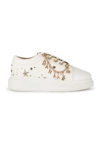 Buy_Anaar_White Stargazer Classic Sneakers _Online_at_Aza_Fashions