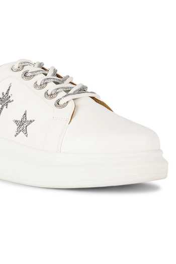 Shop_Anaar_White Destiny Star Classic Sneakers _Online_at_Aza_Fashions