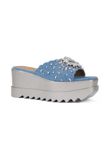 Anaar_Blue 90s Summer Wedge Sandals _Online_at_Aza_Fashions