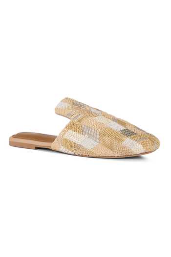 Shop_Anaar_Beige Odette Embroidered Mules _Online_at_Aza_Fashions