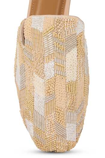 Shop_Anaar_Beige Odette Embroidered Mules 