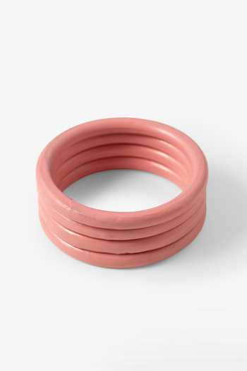 Maalicious Jewelry_Pink Lac Bangle Single Pc _Online_at_Aza_Fashions