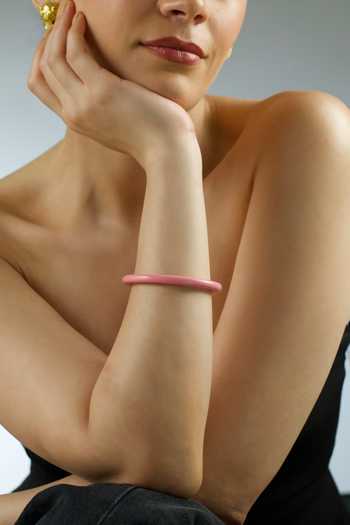 Buy_Maalicious Jewelry_Pink Lac Bangle Single Pc _Online_at_Aza_Fashions