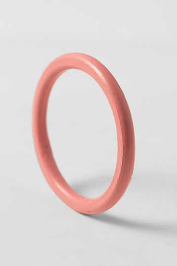 Maalicious Jewelry_Pink Lac Bangle Single Pc _at_Aza_Fashions